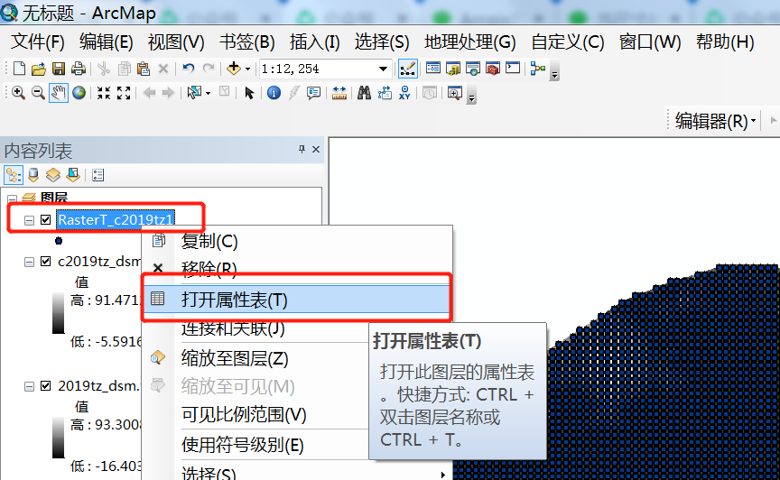 使用Arcgis批量或手动点选提取DSM高程点教程 使用Arcgis批量或手动点选提取DSM高程点教程